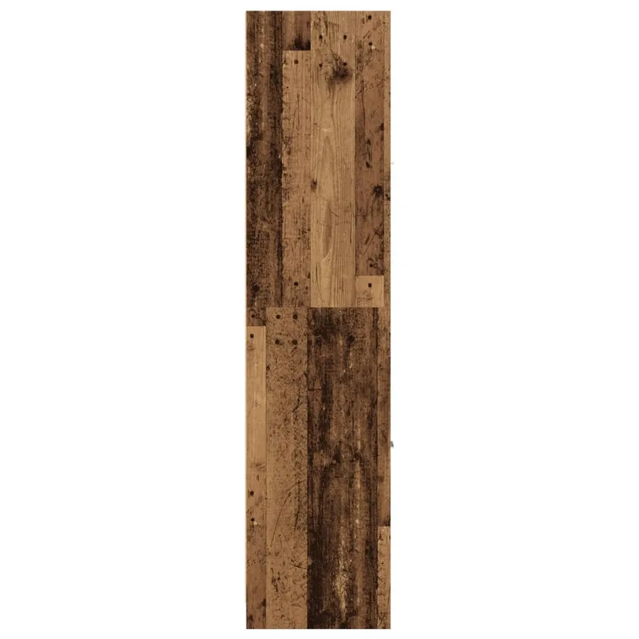 Armoire d'apothicaire vieux bois 30x41x174,5 cm bois ingénierie - 7