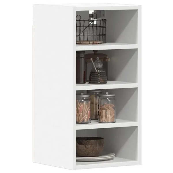 Armoire suspendue "Riga" Blanc 30 x 29,5 x 60 cm Bois d'ingénierie