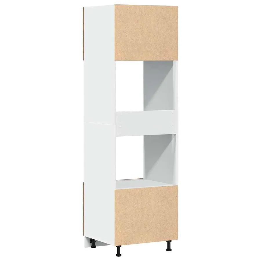 Meuble à micro-ondes "Lyon" Bois ancien 60 x 57 x 207 cm Bois d'ingénierie - 8