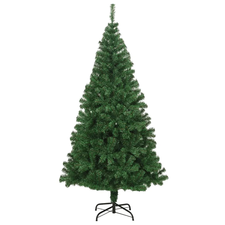 Arbre de Noël artificiel avec branches épaisses vert 180 cm PVC - 2