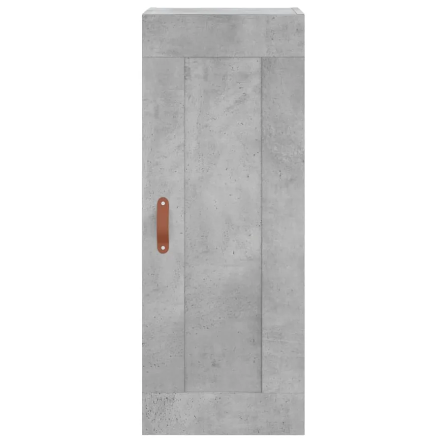 Buffet haut Gris béton 34,5x34x180 cm Bois d'ingénierie - 7