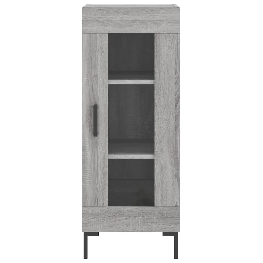Buffet haut Sonoma gris 34,5x34x180 cm Bois d'ingénierie - 6