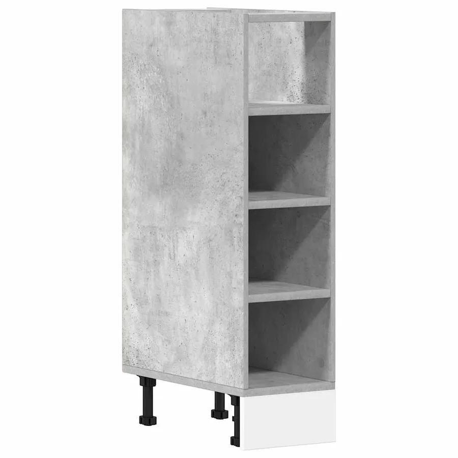 Meuble bas "Riga" Gris béton 20 x 44,5 x 81,5 cm Bois d'ingénierie - 2