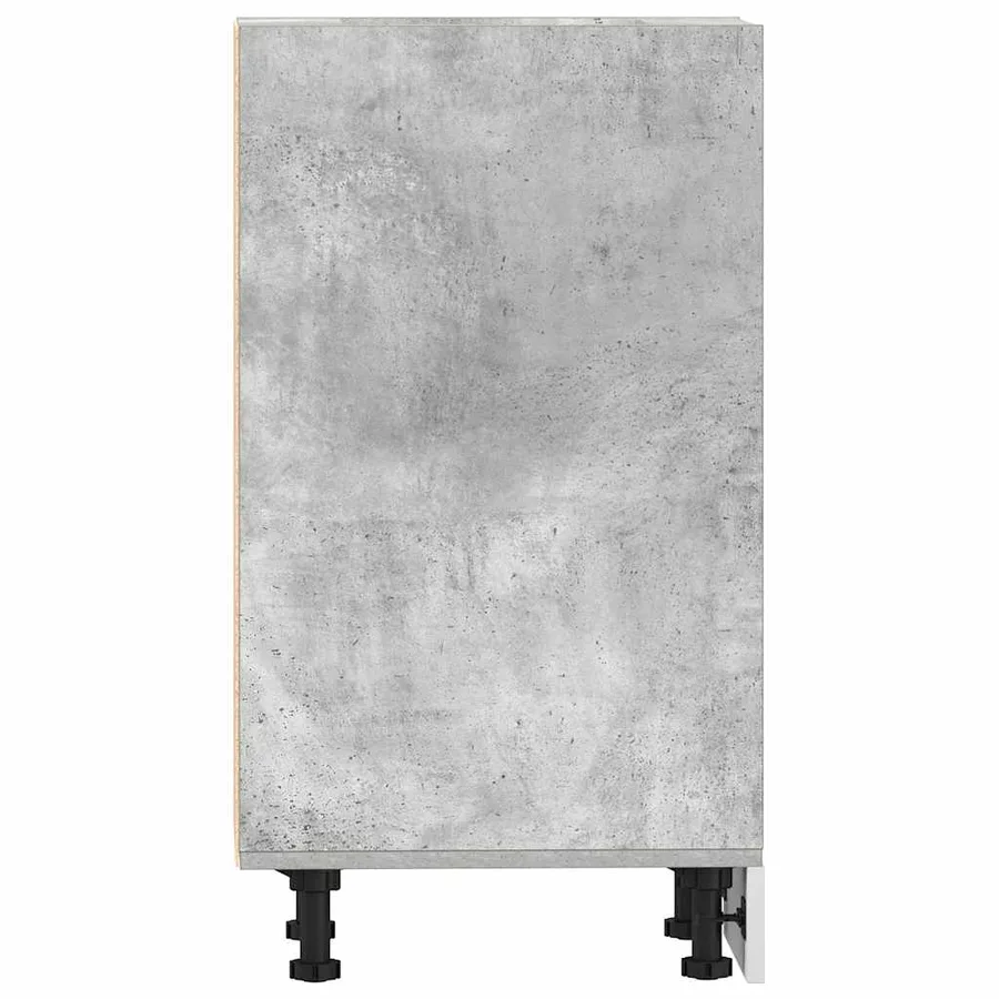 Meuble bas "Riga" Gris béton 20 x 44,5 x 81,5 cm Bois d'ingénierie - 5