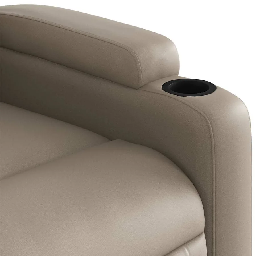 Fauteuil inclinable Cappuccino Similicuir - 12