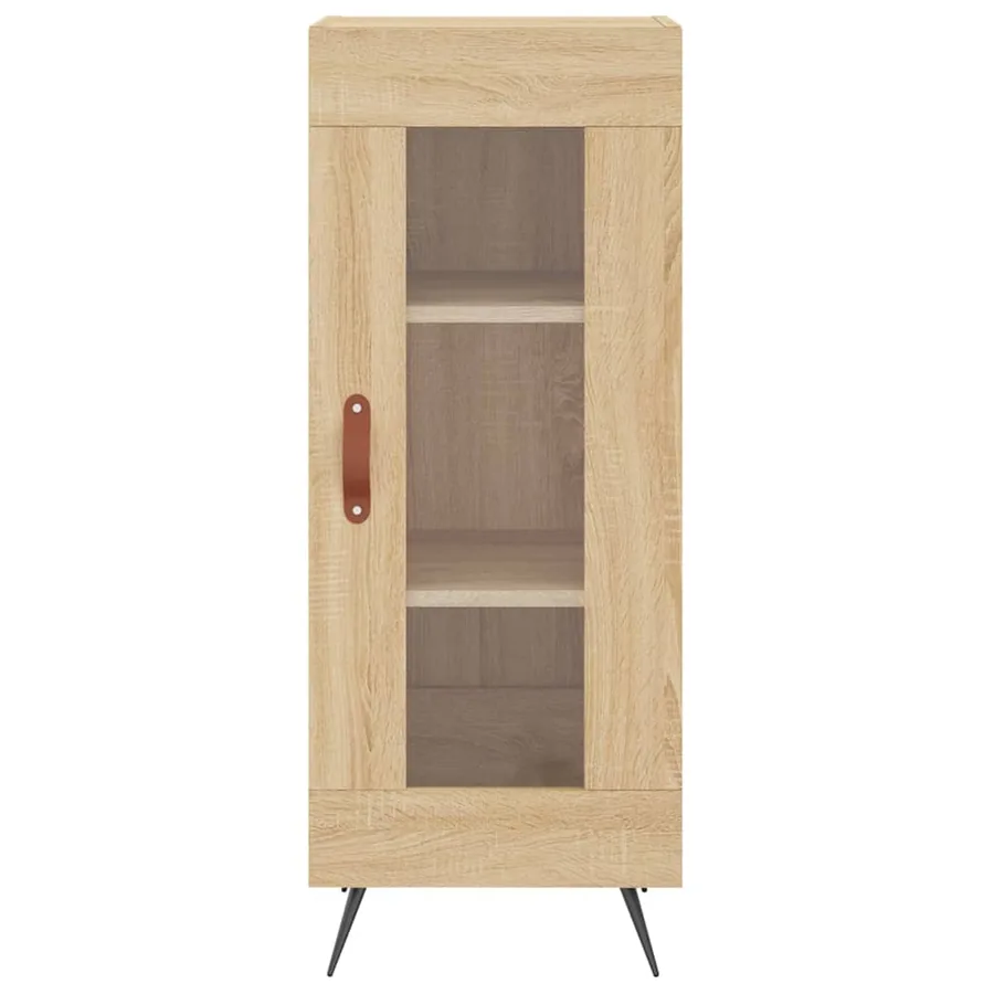 Buffet haut Chêne sonoma 34,5x34x180 cm Bois d'ingénierie - 6
