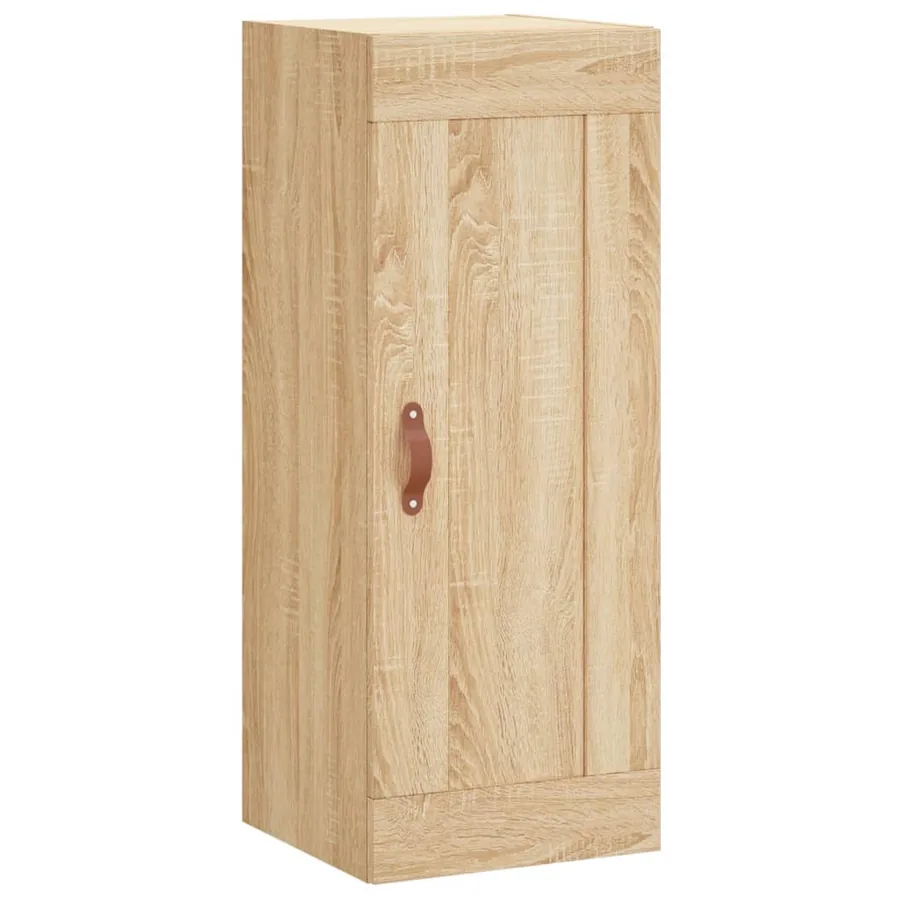 Buffet haut Chêne sonoma 34,5x34x180 cm Bois d'ingénierie - 8
