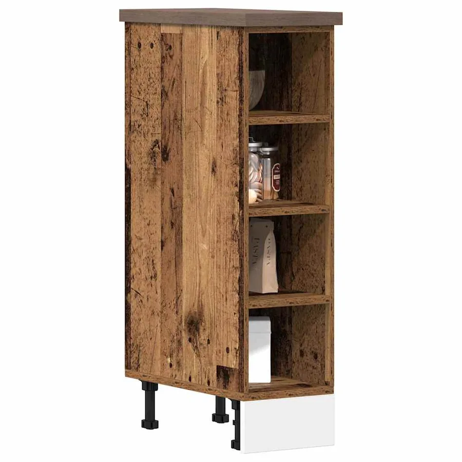Armoire de plancher "Riga" vieux bois 20x44,5x81,5cm