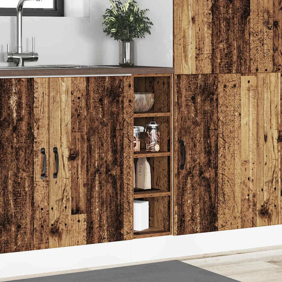 Armoire de plancher "Riga" vieux bois 20x44,5x81,5cm - 3