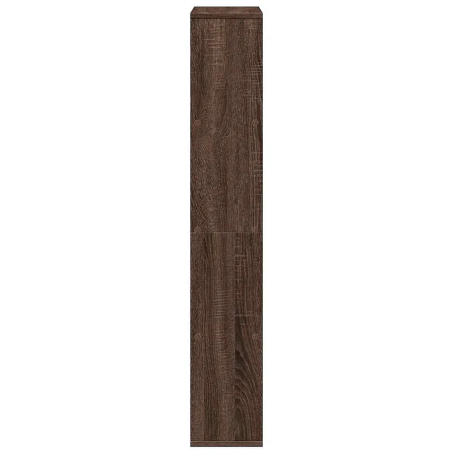 Bibliothèque chêne marron 60x20x120,5 cm bois d'ingénierie - 7