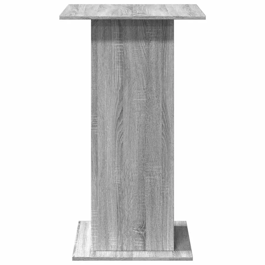 Table de bar avec rangement sonoma gris bois d'ingénierie - 5