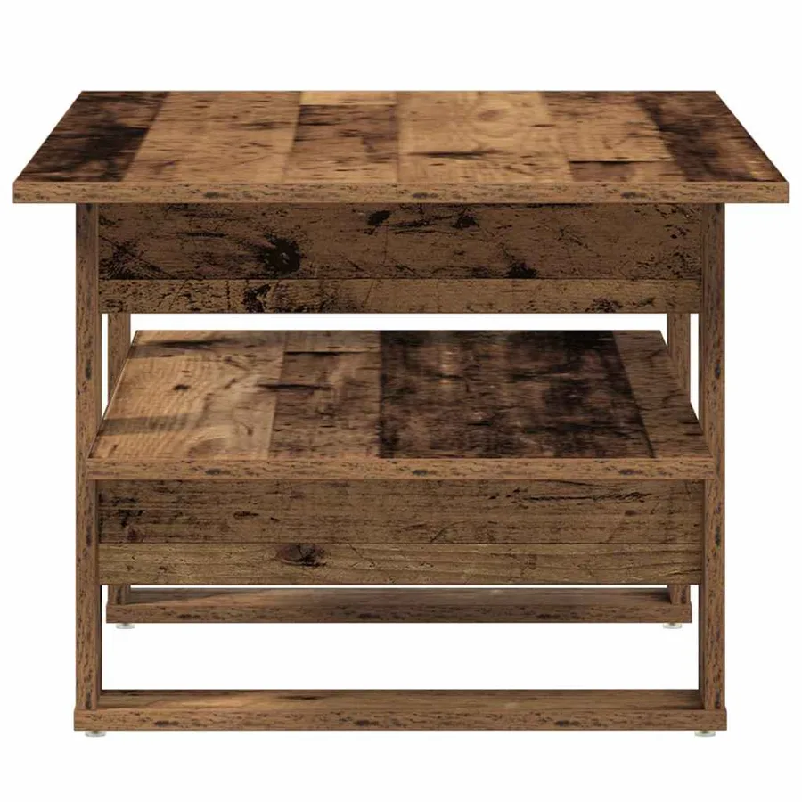 Table basse vieux bois 102x55x42 cm bois d'ingénierie - 5