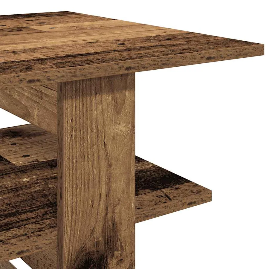 Table basse vieux bois 102x55x42 cm bois d'ingénierie - 7
