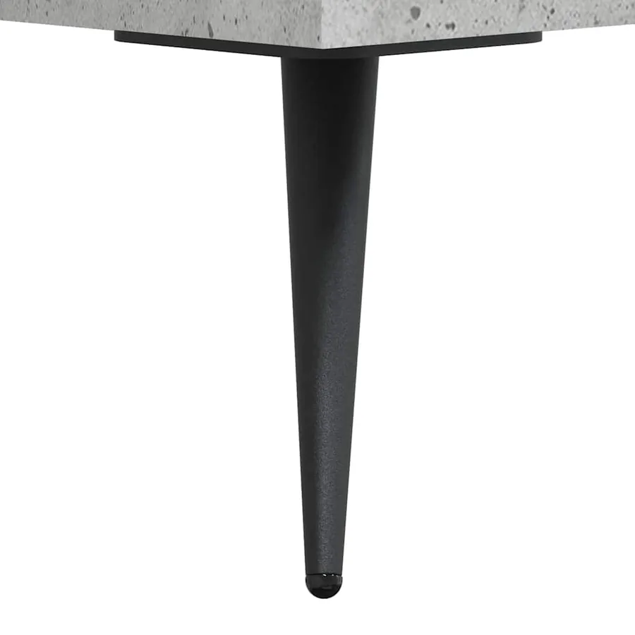 Buffet haut Gris béton 34,5x34x180 cm Bois d'ingénierie - 12