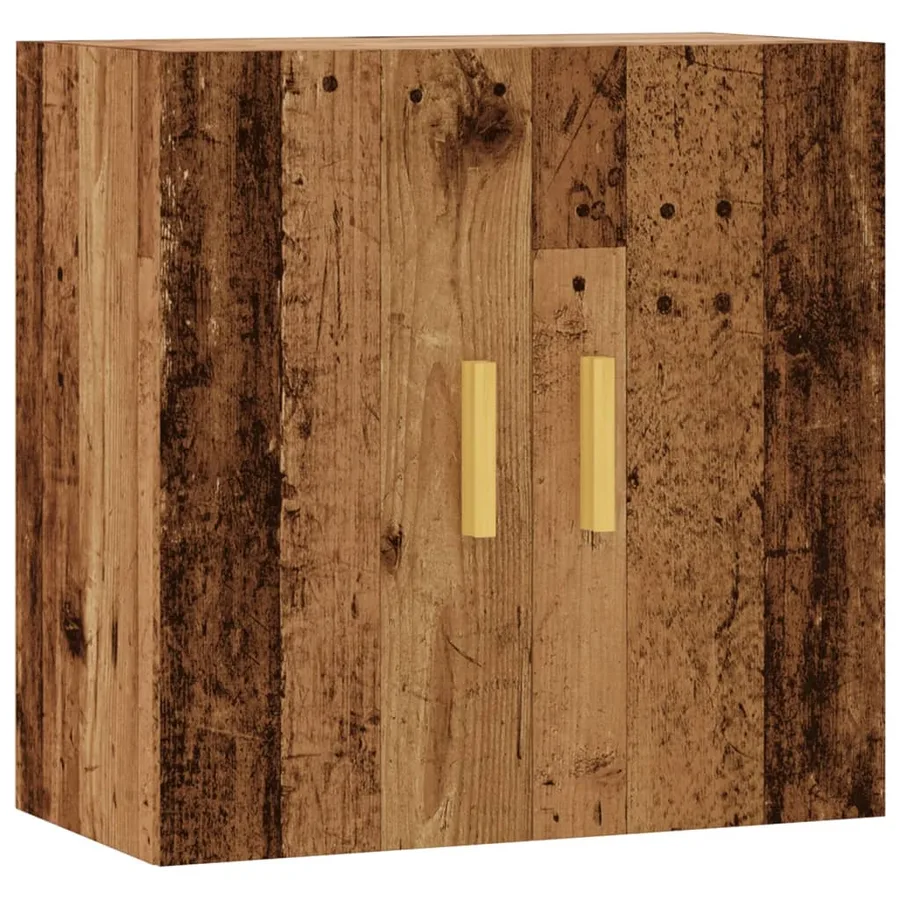 Armoire murale vieux bois 60x31x60 cm bois d'ingénierie - 2