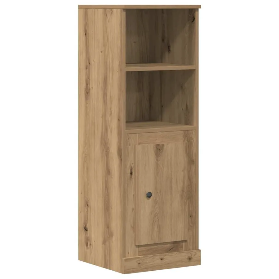 Buffet haut chêne artisanal 36x35,5x103,5 cm bois d'ingénierie - 2