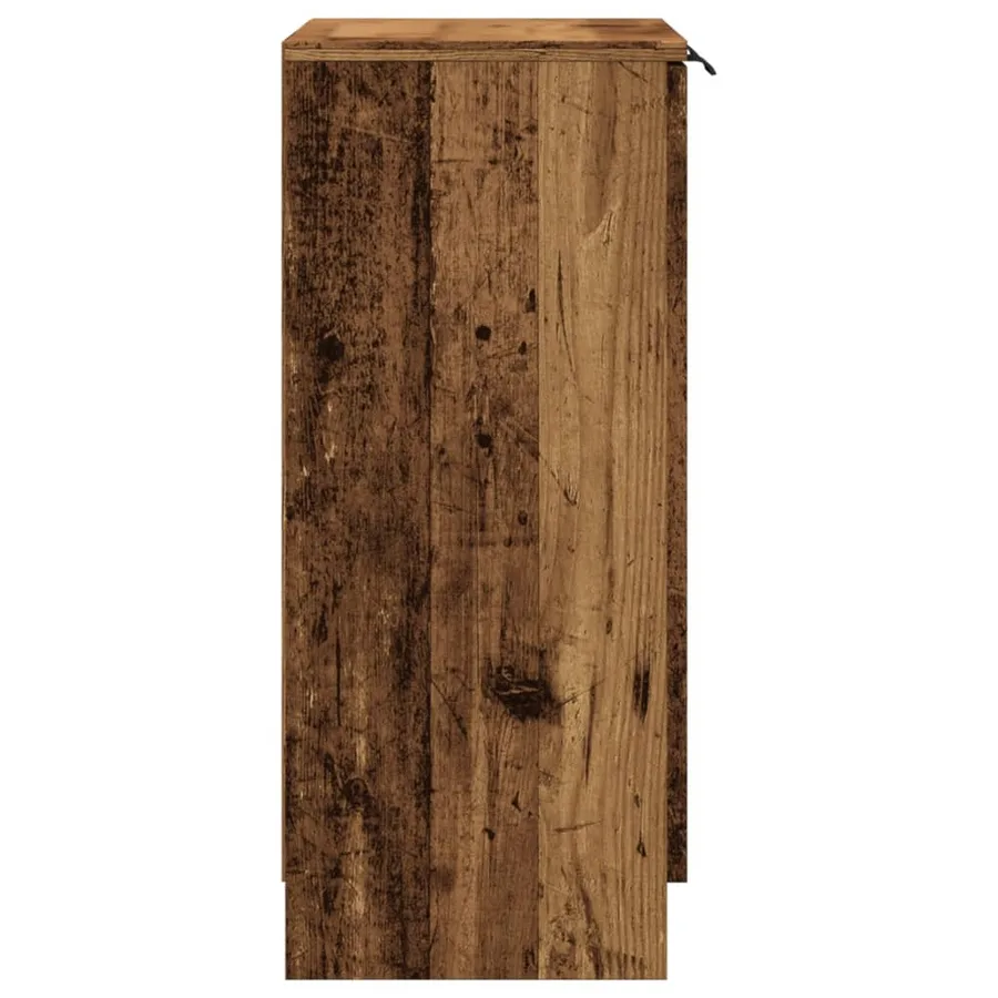 Buffet vieux bois 60x30x70 cm bois d'ingénierie - 5