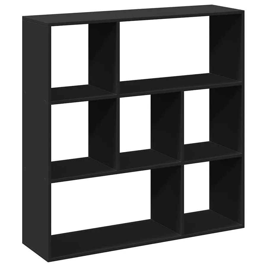 Étagère séparatrice de pièce noir 102x29x103,5 cm - 2
