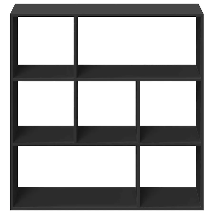 Étagère séparatrice de pièce noir 102x29x103,5 cm - 5