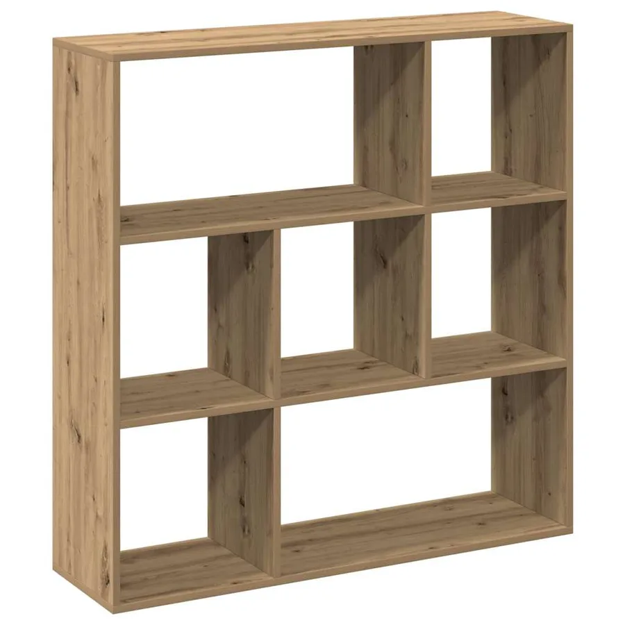 Étagère séparatrice de pièce chêne artisanal 102x29x103,5 cm - 7
