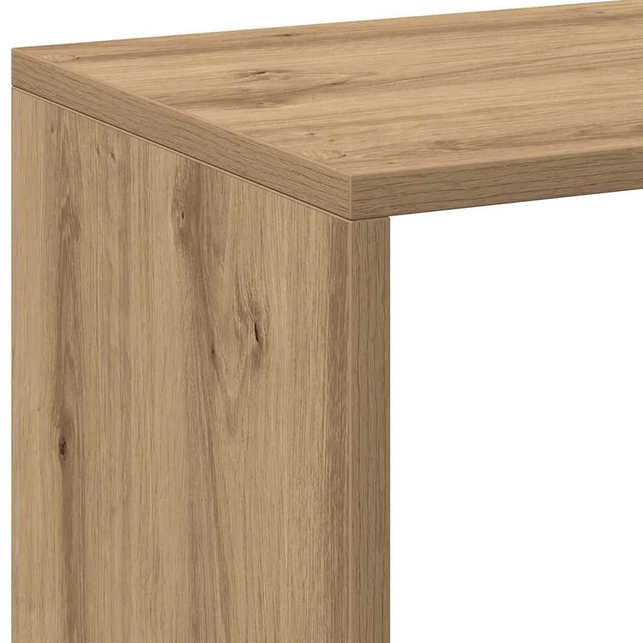 Étagère séparatrice de pièce chêne artisanal 102x29x103,5 cm - 9
