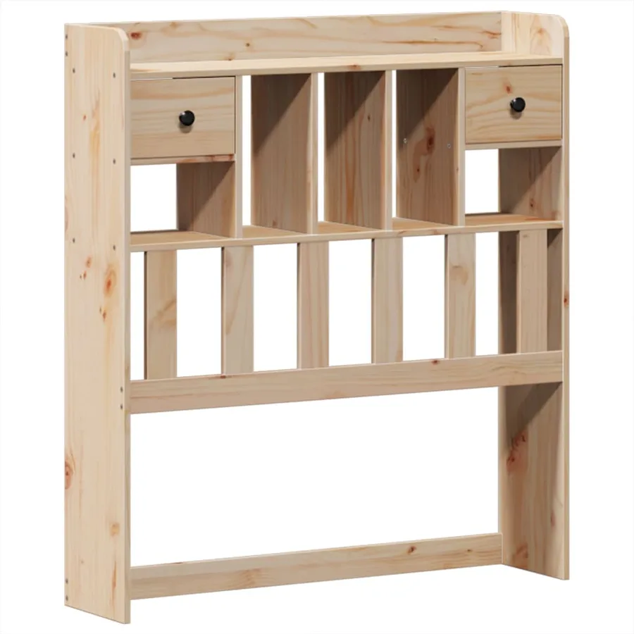 Cadre de lit sans matelas 90x200 cm bois de pin massif - 6