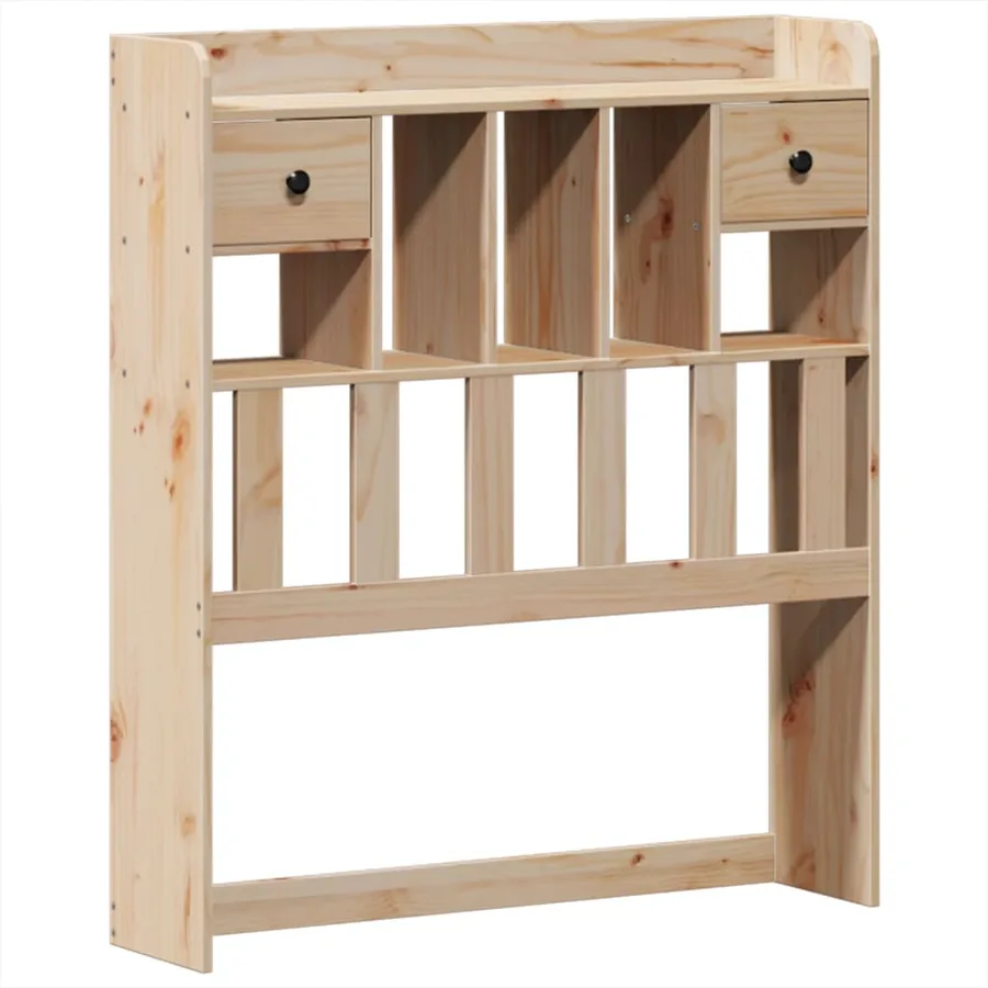 Cadre de lit sans matelas 90x200 cm bois de pin massif - 6