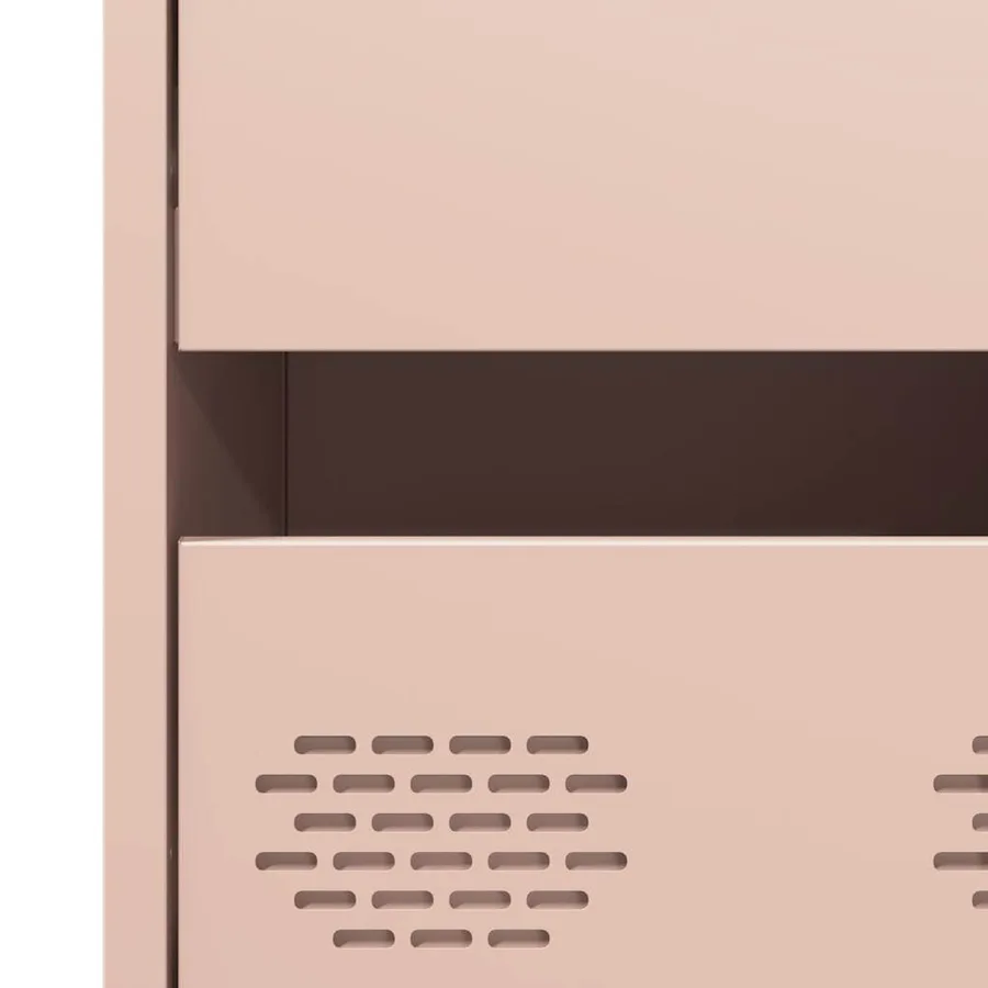 Buffet haut rose 68x39x101,5 cm acier - 10