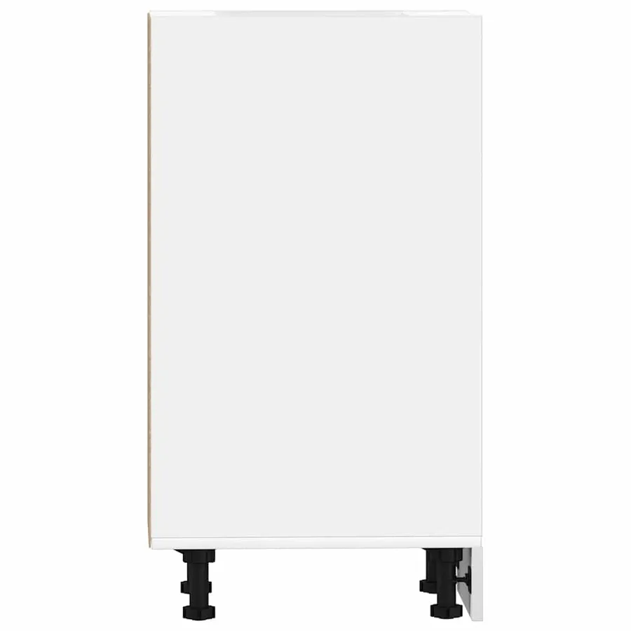 Meuble bas "Riga" Blanc 30 x 44,5 x 81,5 cm Bois d'ingénierie - 5