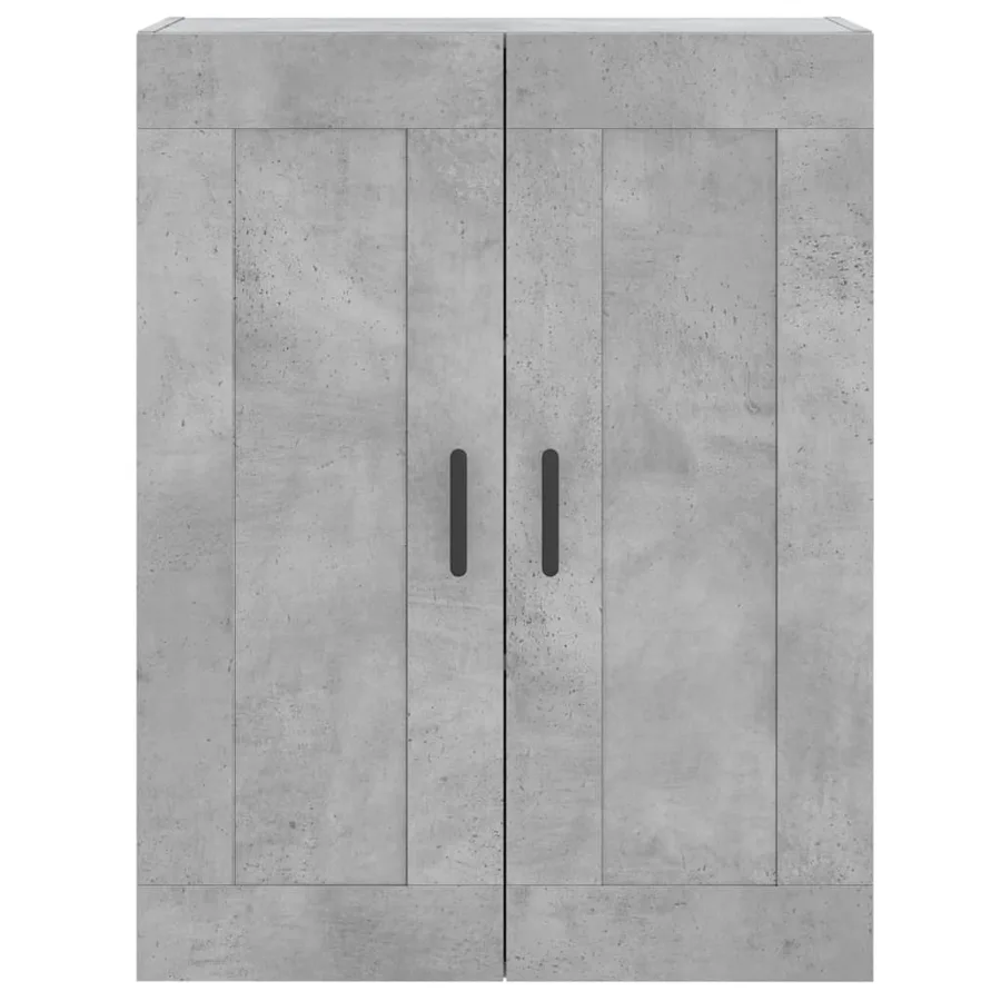 Armoires murales 2 pcs gris béton bois d'ingénierie - 6