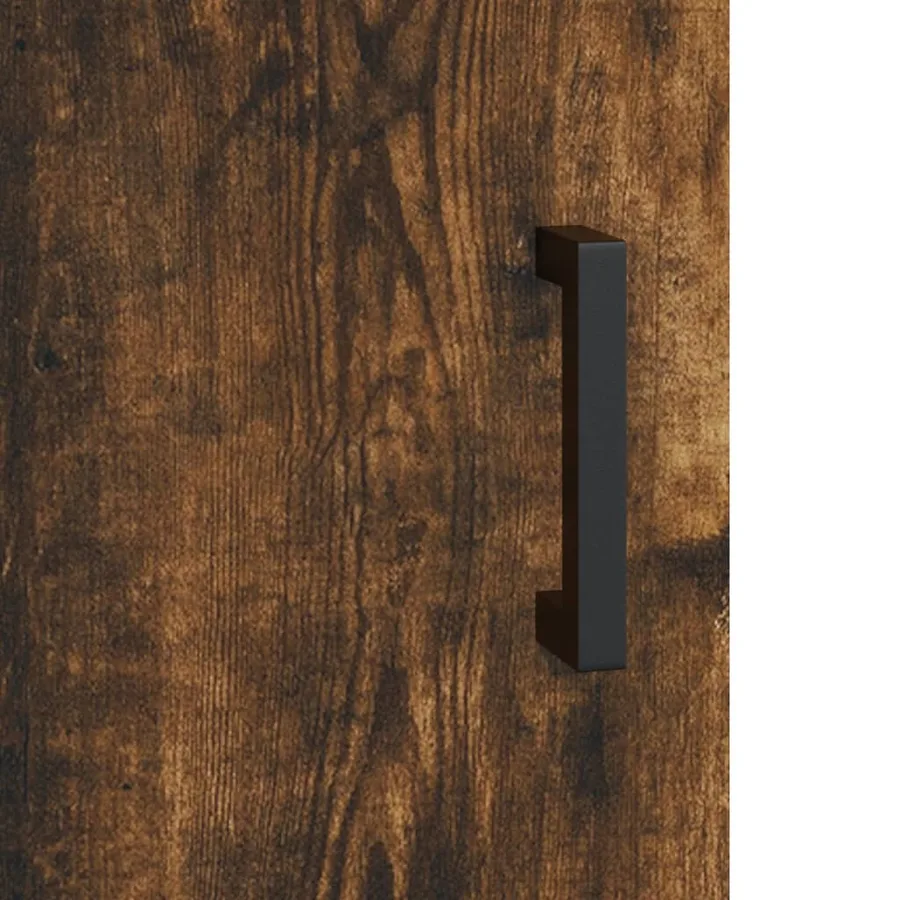Armoires murales 2 pcs chêne fumé bois d'ingénierie - 10