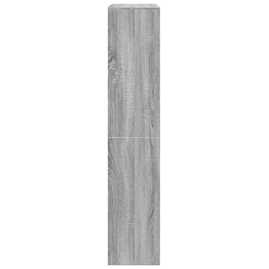 Étagère séparatrice de pièce 4 niveaux sonoma gris - 6
