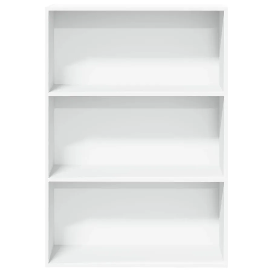 Bibliothèque blanc 80x30x114 cm bois d'ingénierie - 4