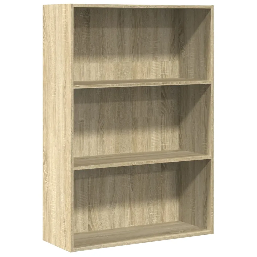 Bibliothèque chêne sonoma 80x30x114 cm bois d'ingénierie - 2