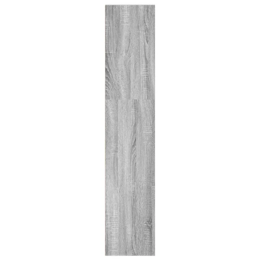 Bibliothèque sonoma gris 40x30x152 cm bois d'ingénierie - 6