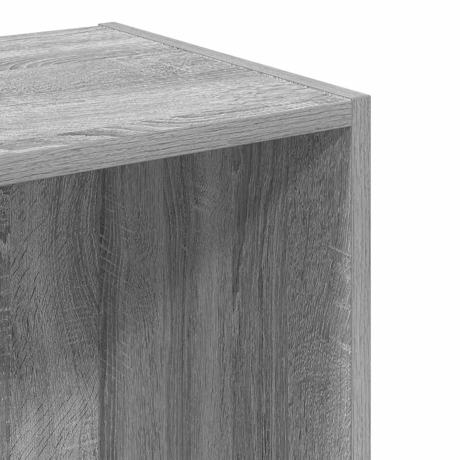 Bibliothèque sonoma gris 40x30x152 cm bois d'ingénierie - 7