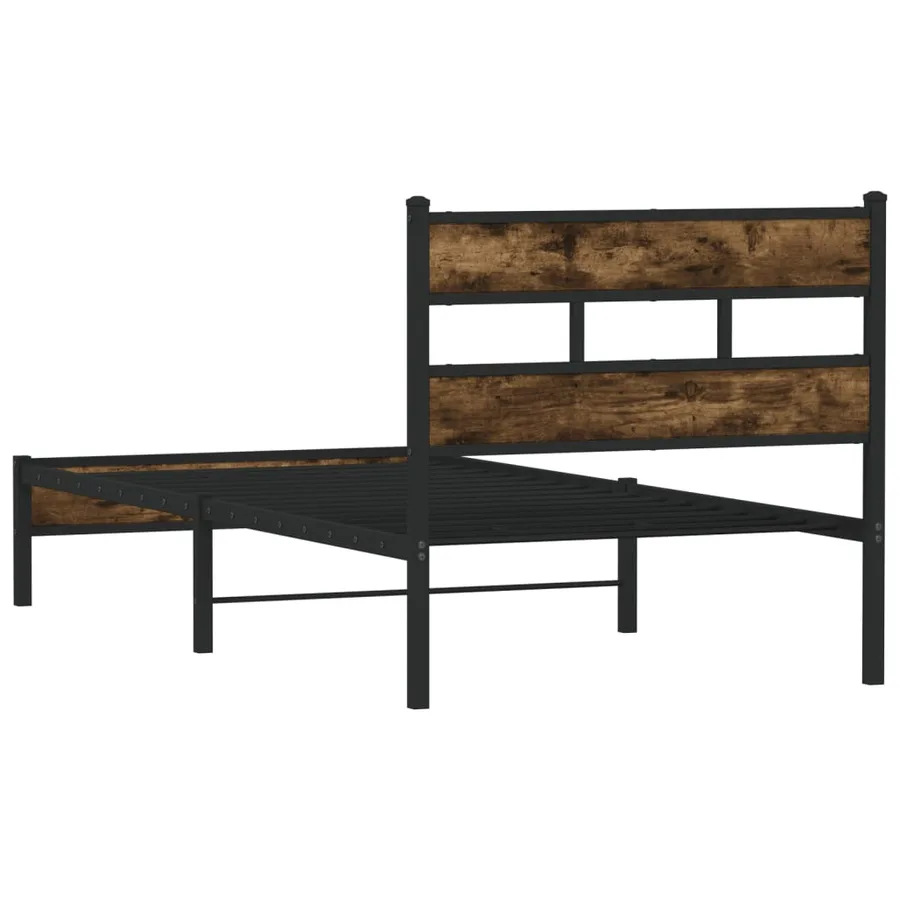 Cadre de lit sans matelas avec tête de lit 100x190 cm - 6