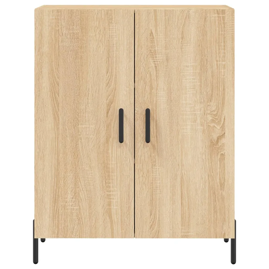Buffet haut Chêne sonoma 69,5x34x180 cm Bois d'ingénierie - 8