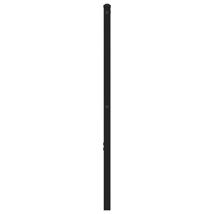 Tête de lit de remplacement chêne marron 100 cm acier et bois d'ingénierie - 4