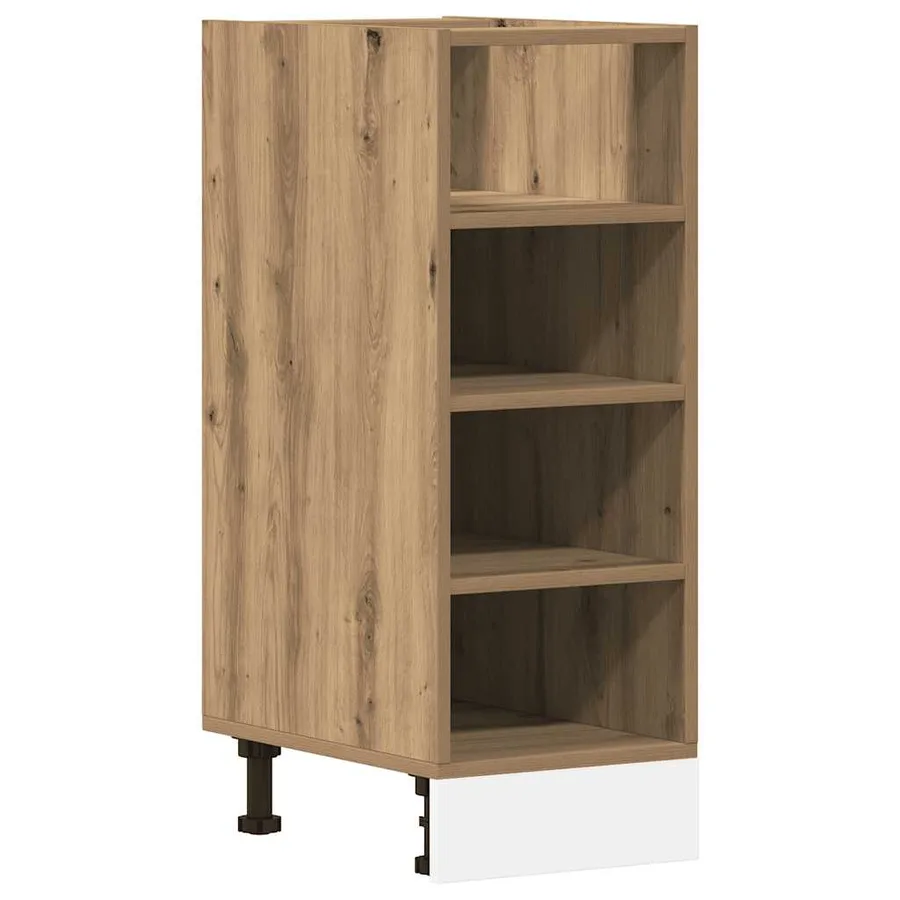 Meuble bas "Riga" Chêne artisanal 30 x 44,5 x 81,5 cm Bois d'ingénierie - 2