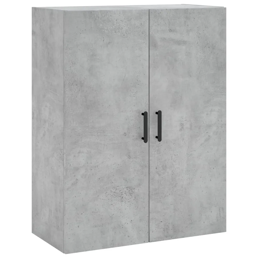 Armoires murales 2 pcs gris béton 69,5x34x90 cm - 5