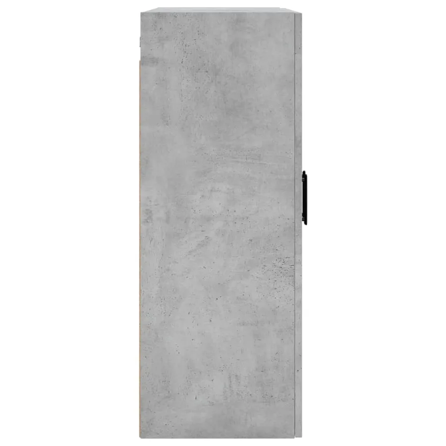 Armoires murales 2 pcs gris béton 69,5x34x90 cm - 7
