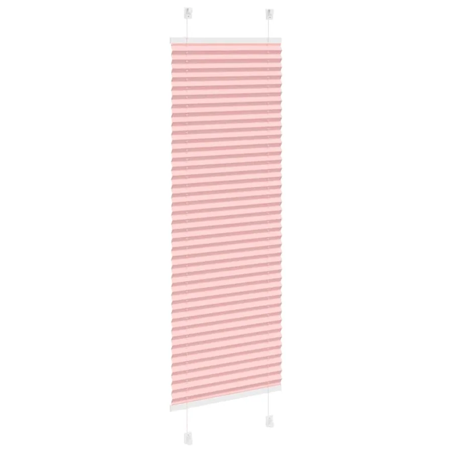 Store plissé rose 45x100 cm largeur du tissu 44,4 cm polyester - 4