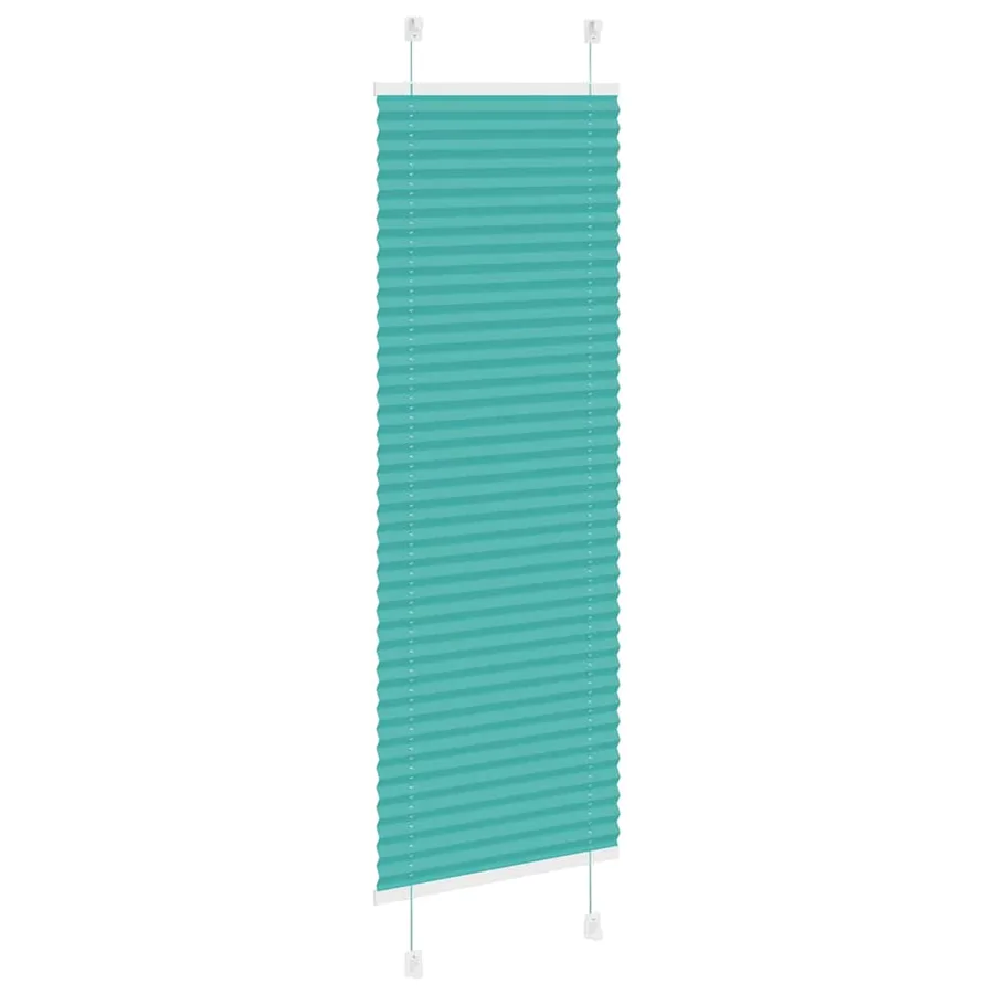 Store plissé vert pétrole 40x150 cm largeur du tissu 39,4 cm - 4