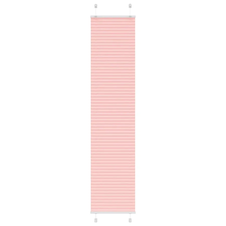 Store plissé rose 50x200 cm largeur du tissu 49,4 cm polyester