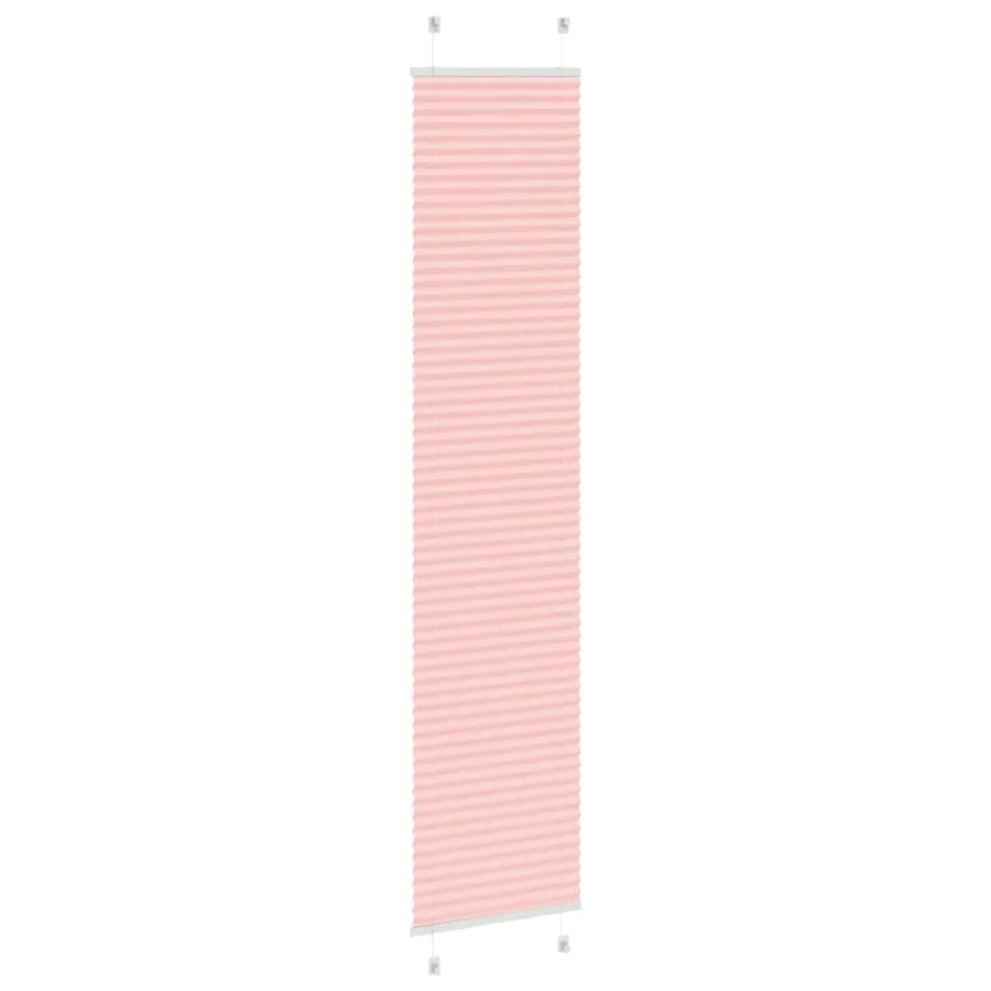 Store plissé rose 50x200 cm largeur du tissu 49,4 cm polyester - 4