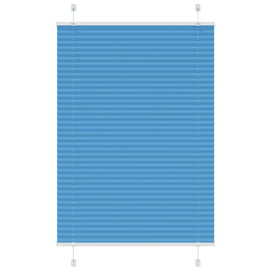 Store plissé bleu 95x150 cm largeur du tissu 94,4 cm polyester
