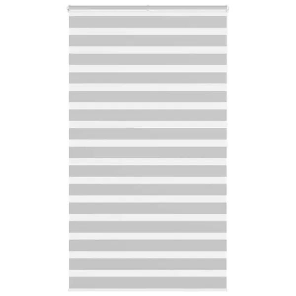 Store zèbre gris clair largeur du tissu 115,9 cm polyester