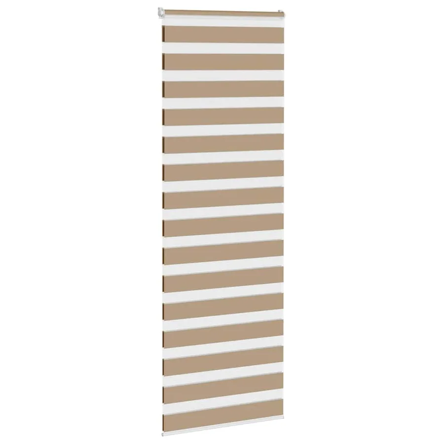 Store zèbre marron sable largeur du tissu 75,9 cm polyester - 3