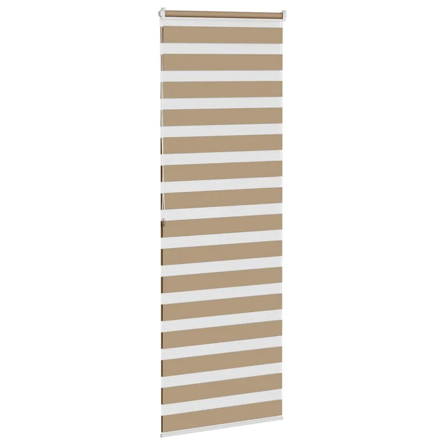 Store zèbre marron sable largeur du tissu 75,9 cm polyester - 4
